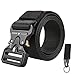 KingMoore Men's Tactical Belt Heavy Duty Webbing Belt Adjustable Military Style Nylon Belts with Metal Buckle primary