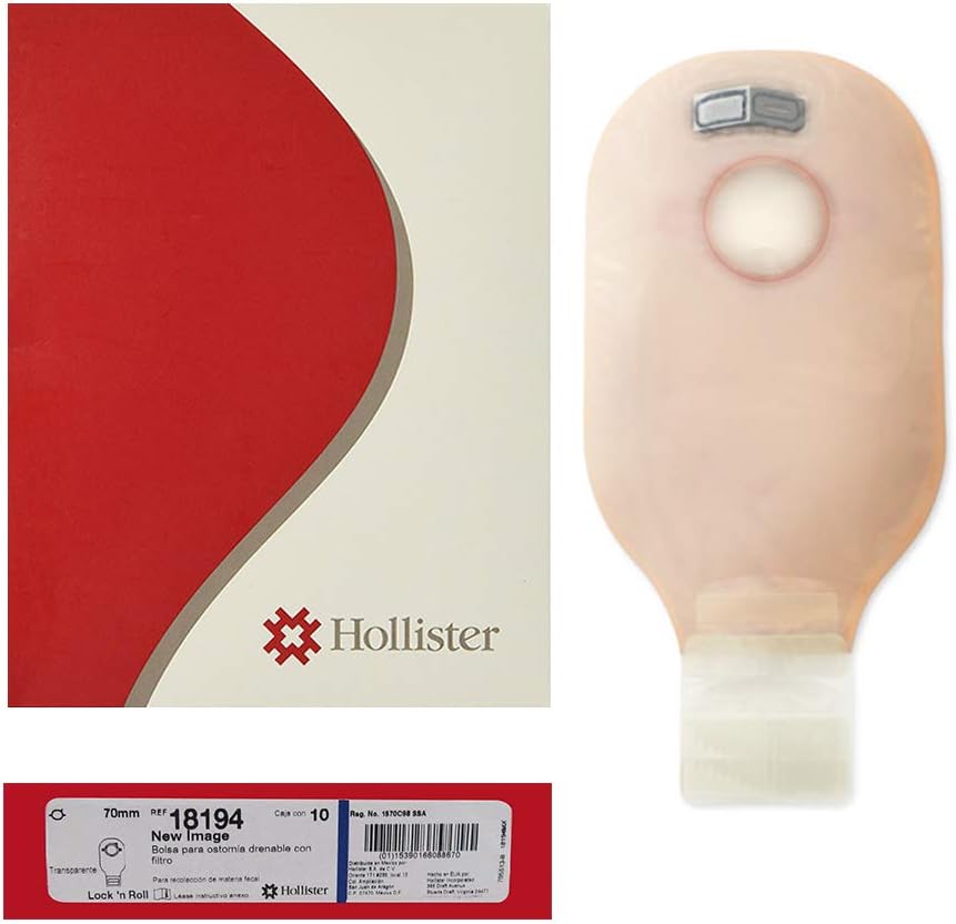 Pouch Ostomy Drain 2 Piece 2-3/4 - Item Number 18194 - 10 Each / Box - 2-3/4" Flange: Health & Personal Care