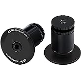JRC Components Aluminum Handlebar Bike Bar End Plugs for Bicycles | Pack of 2 Handlebar Plugs - Bike Bar End Grips | Mountain Bike Bar End Caps for Road Bikes - Premium Bike Handlebar Caps