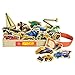T.S. Shure Construction Vehicles Wooden Magnets 20 Piece MagnaFun Set