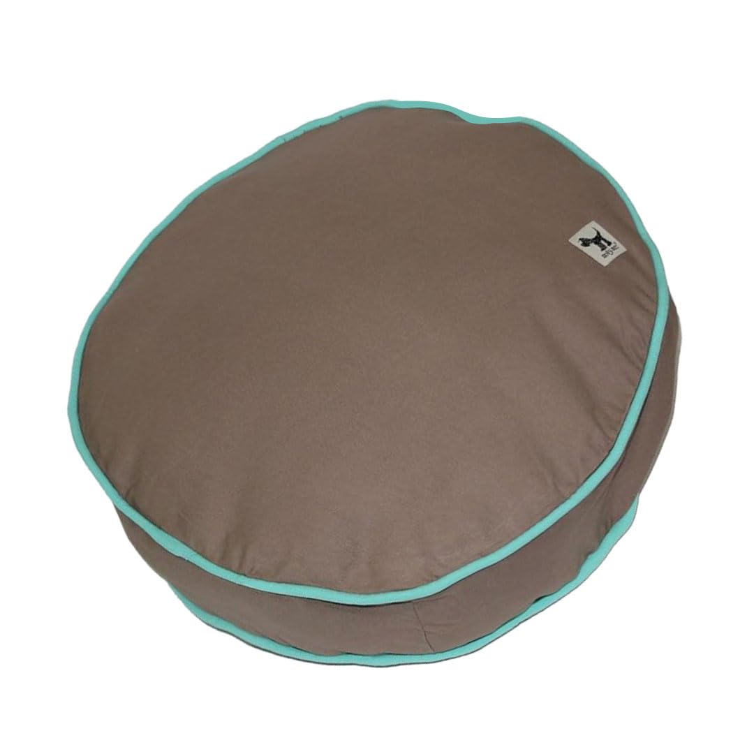 Molly Mutt Petite Dog Duvet Cover - Round - Wild Horses Print - Measures 20’’ x 4’’ - 100% Cotton - Durable - Breathable - Sustainable - Machine Washable Dog Bed Cover - Pre-Shrunk