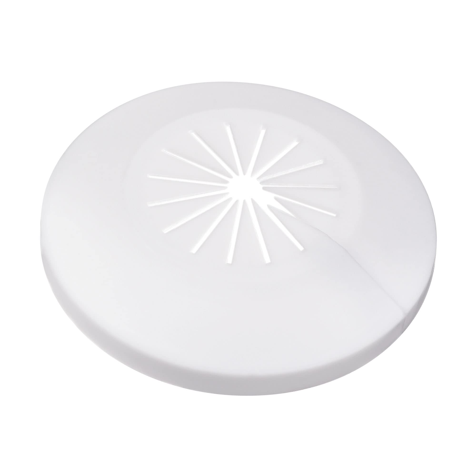 sourcing map Pipe Cover Decoration, 15mm-40mm PP Plastic Escutcheon Water Pipe Drain Line Cover White 4pcs