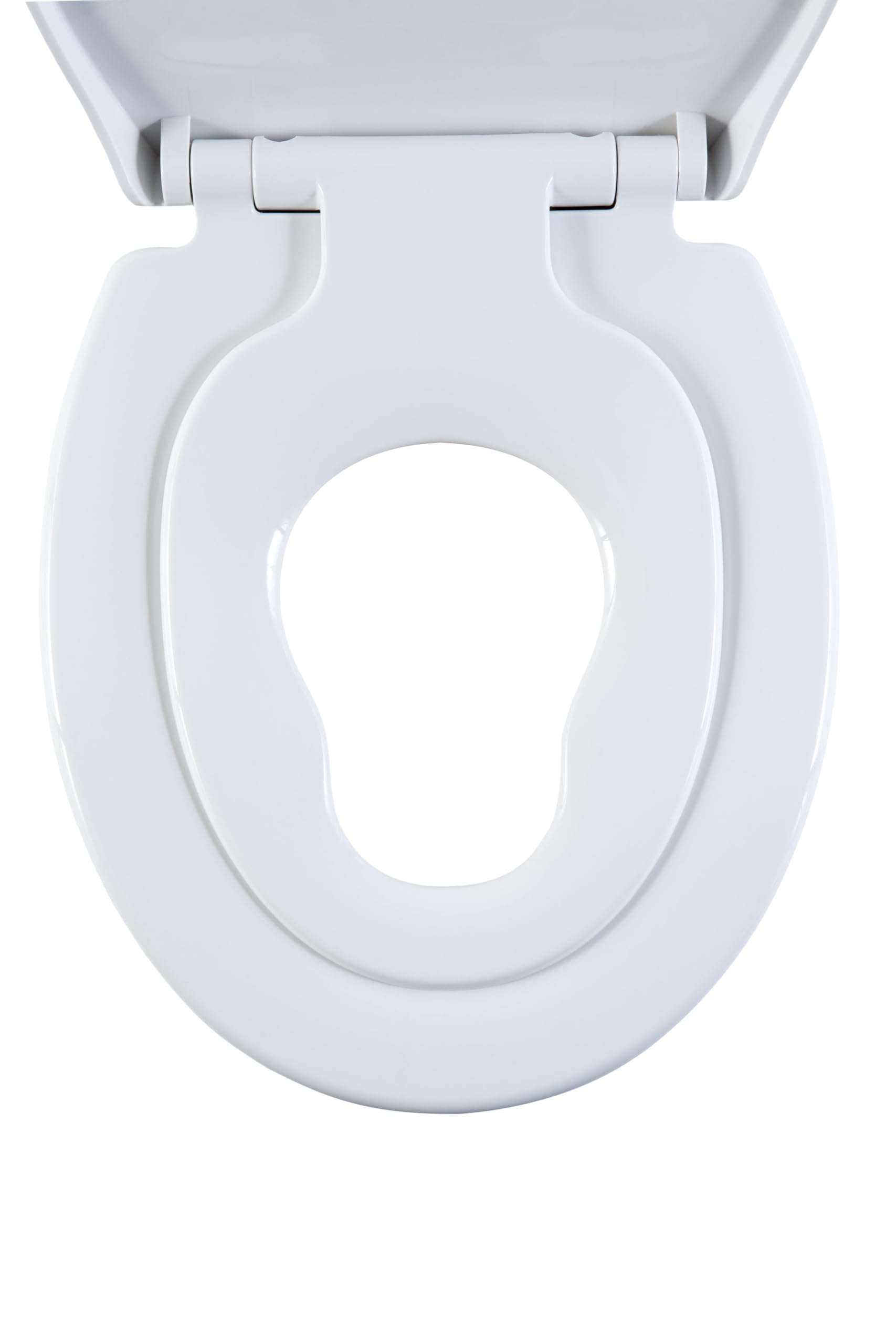 AQUALONA® Premium Thermoplastic Family Toilet Seat Soft Close Hard-Wearing Seat with One Button Hinge Release, Easy to Clean and Install with Universal Fittings, (Family Seat)