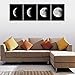 Wieco Art Moon Large Modern Giclee Canvas Prints Artwork Abstract Space Pictures Paintings on Stretched and Framed Canvas Wall Art Ready to Hang for Living Room Bedroom Home Office Decorations