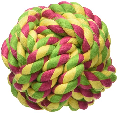 Flossy Chews Monkey Fist Ball, Mini, 2-1/2-Inch - Thumbnail 3