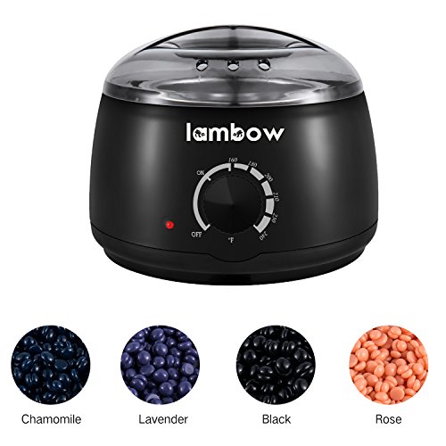 image for Lambow Wax Warmer Hair Removal Kit, Electric Professional Wax Heater H
