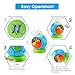 Fansteck Bubble Machine, Durable and Portable Automatic 800+ Bubble Machine for Kids, with 3 Bottles of Bubble Solution and 2 Extra Manual Bubble Wands, Easy to Use for Christmas, Parties, Wedding