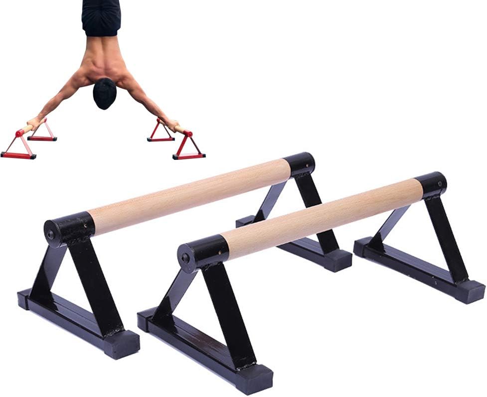 wooden parallel bars