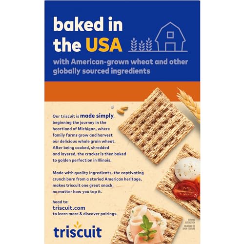 TRISCUIT FOUR CHEESE & HERB WHOLE GRAIN WHEAT CRACKERS, LUNCH SNACKS, SNACK CRACKERS, 8.5 OZ