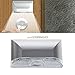 Keyhole Light, Stick-On Super Bright Motion Activated Keyhole Light Lamp Door Keyhole LED Night Light Battery Operated with PIR Motion Auto Sensor LED Night Light for Key Hole, Door Lock (Silver)