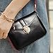 Outtop MINI Messenger Bag Cross Body Hobo Handbag Tote Bags for Women Girl (Black)