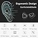 Wireless Earbuds, Bluetooth Headphones Mini Stereo in Ear Earphones with Mic, Case, Noise Cancelling Headphones for iPhone and Android
