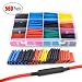 Nilight 50005R Heat Shrink 2:1 Electric Insulation Tube Kit 45mm Flame Retardant Wrap Cable Sleeve 560pcs 5 Colors 12 Sizes with Storage Box，2 Years Warranty