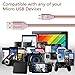 Micro USB Cable, 3-Pack Fasgear Android Phone Fast Charger [3.3ft,6ft,10ft] Nylon Braided Data Sync Quick Charge Cord Compatible for Galaxy J7/J8, S6/S7 Edge, Kindle, Xbox, PS4, TV Stick (Rose Gold)