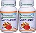 Curcumin - 2 bottles (each 60 capsules, 500mg) - Planet Ayurveda in USA