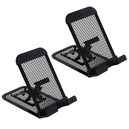 Rolodex Mesh Collection Mobile Device and Tablet Stand, Black (1866297)- 2 Pack - Thumbnail 7