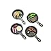 4-Pack Adorable handicraft frying pan Fridge Magnets Refrigerator Magnets Office Decor Manual Simulation Crafts Food Series Frying Pan Set
