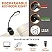 Fitlumin LED Book Light-Reading Lights for Books in Bed–3000K Warm LED Reading Light for Eye Care, Slim & Rechargeable–Best Book Light for Reading in Bed at Night, Perfect for Bookworms(Pack of 1)
