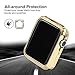 Apple Watch Series 2 Case 38mm, Alritz Plated TPU Protector Slim Anti-scratch Bumper Cover for iWatch Series 2 Series 1, Gold