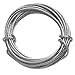 HangZ 30lb 9ft Gallery Picture Wire, 2mm Thick Coated Stainless, Great for Hanging Pictures, Mirrors, Canvas, Plastic Coating Protects Your Fingers. Color Bag