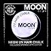 Moon Glow - Blacklight Neon Hair Chalk 0.12oz White – Glows brightly under Blacklights/UV Lighting!