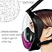 Snorkel Set Full Face Mask, Seaview with Camera Mount Divers Choice Black/Purple (Size- S-M) For Youth and Women