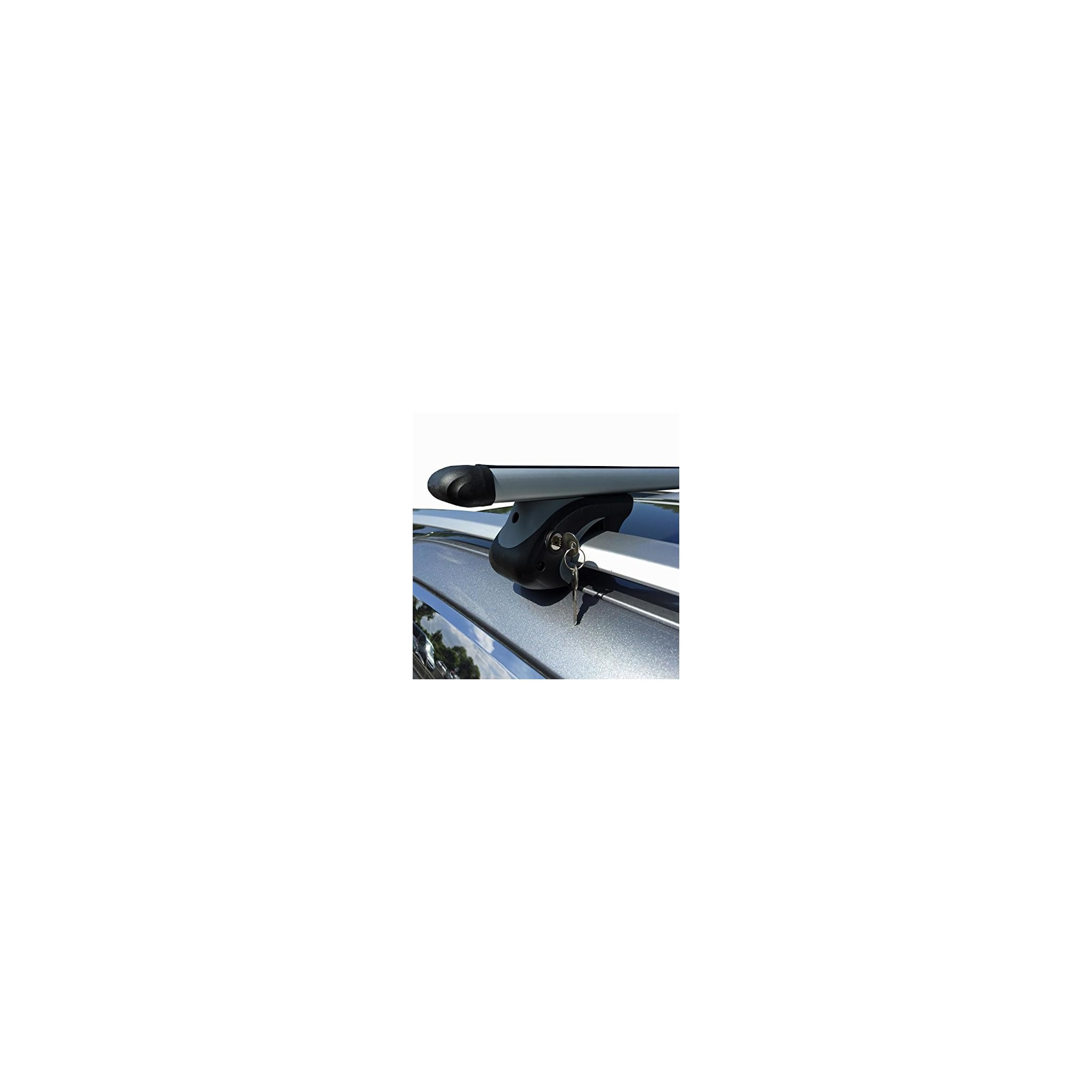 Barras Portaequipajes VDP Rio 135 Aluminio Para Ford Tourneo Courier Desde 2013 - 75 Kg, Con Cerradura