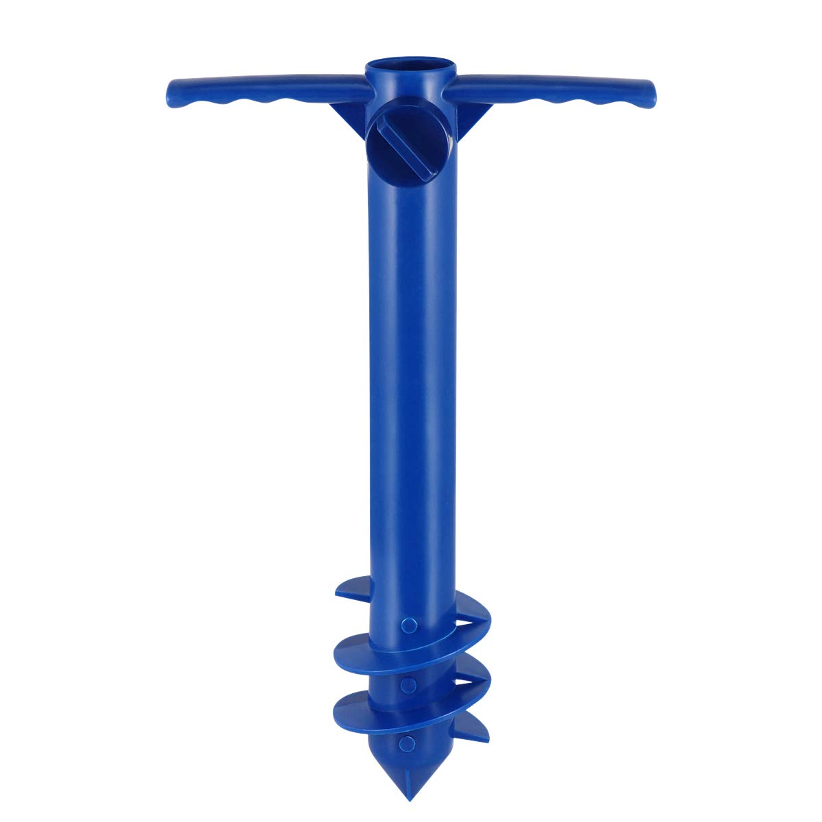 OUNONA Beach Umbrella Anchor Sand Auger Stand Universal Sand Grabber Spike Auger Holder (Random Color)