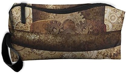 Portable Steampunk Top Hat As A Science Fiction Concept Made Of Metal Copper Gears And Cogs Image Travel&amp;home Portable Make-up Receive Bag Storage Bag Buggy Bag Printed Cosmetic Bags Toiletry Bag