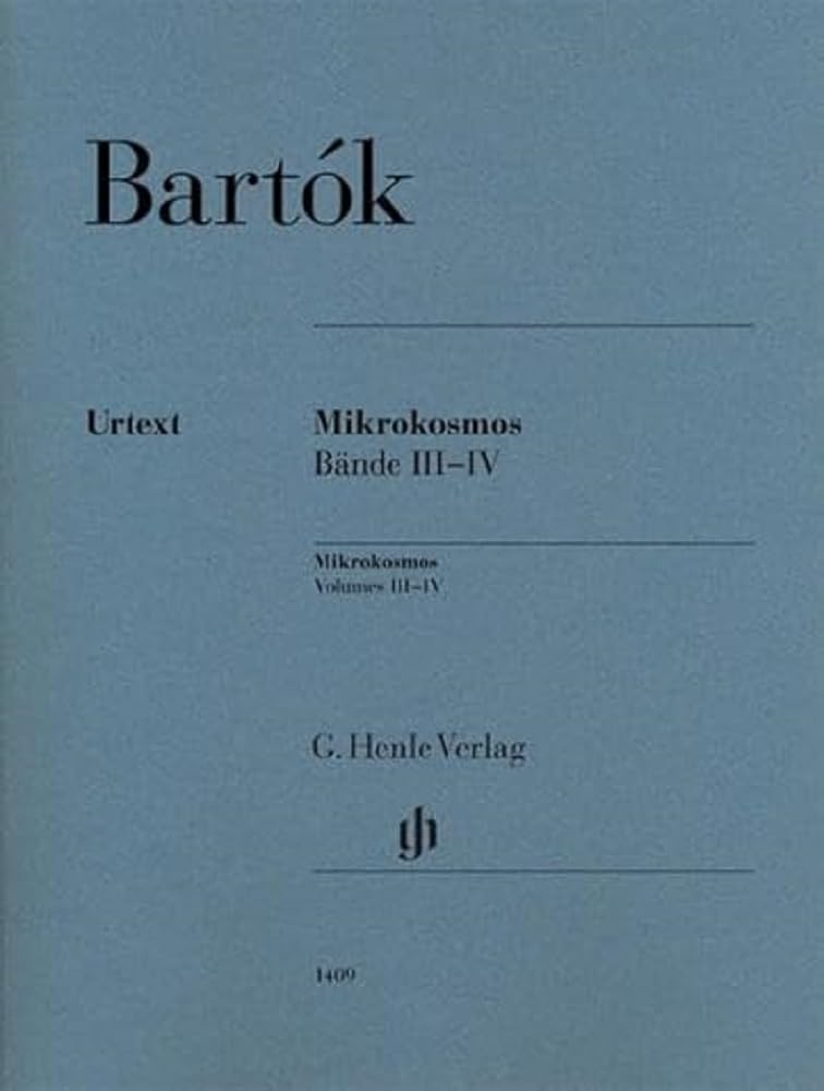 Mikrokosmos Bände III-IV, Urtext: Klavier zu zwei Händen