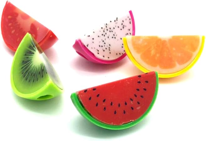 Amazon ロジック 鉛筆削り フルーツ 文房具 かわいい ランダム5個セット おしゃれ デザイン 鉛筆削り 文房具 オフィス用品