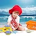 ToyerBee Kids Play Food & Pretend Play Cutting Kitchen Toys-Outdoor Sand Toys with Basket-Educational Preschool Toy Assortment-sea Creature Toys-Birthday Gift for Girls and Boys