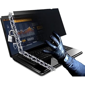 15.6 Inch Computer Privacy Screen Filter for Widescreen Laptop - Notebook - Anti-Glare - Anti-Scratch Protector Film for Data confidentiality - 16:9 Aspect Ratio