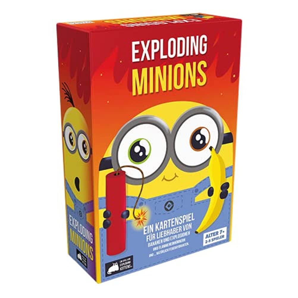 Exploding Kittens Exploding Minions Card Games for Adults Teens & Kids - Fun Family Games - A Russian Roulette Card Game - Perfect for the Whole Family