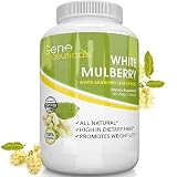 Geneceuticals White Mulberry (100% Morus Alba Extract, 1000mg) - 30 Day Supply
