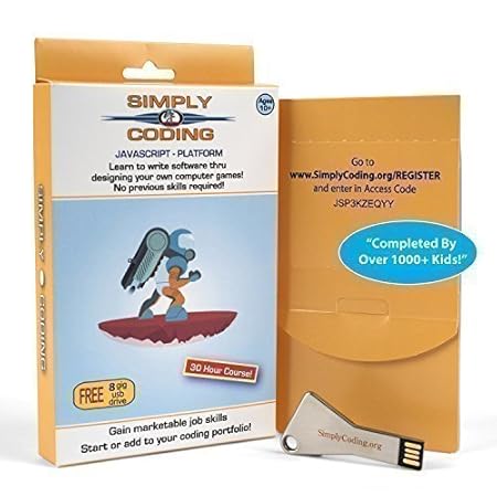 Game Design Software for kids - Design Computer Games - Ages 10+, Learn to code Javascript Animation - Fun Programming for Kids - Better than Minecraft Mods ( PC & Mac )