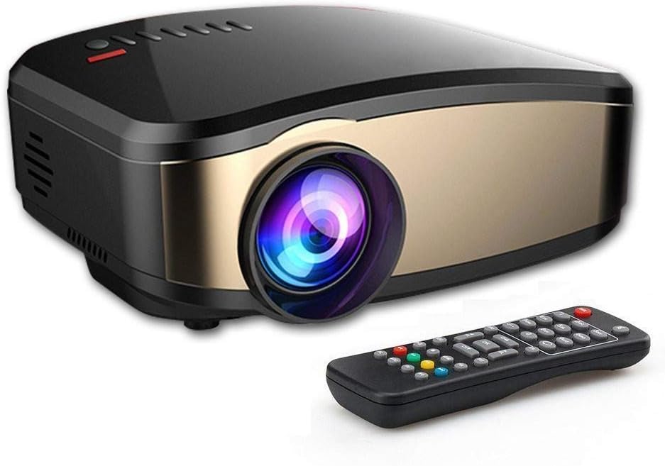 Video Projector Wi-Fi 1080P, VPRAWLS Full HD LED Home Theater Movie Projector Portable Mini Wireless Projector for iphone With HDMI USB Headphone Jack Good for Home Cinema XBOX ONE 130'' Max Dispaly