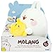 TOMY Molang Talk and Sing Plush Figure Molang & Piu Piu 25 cm Peluches
