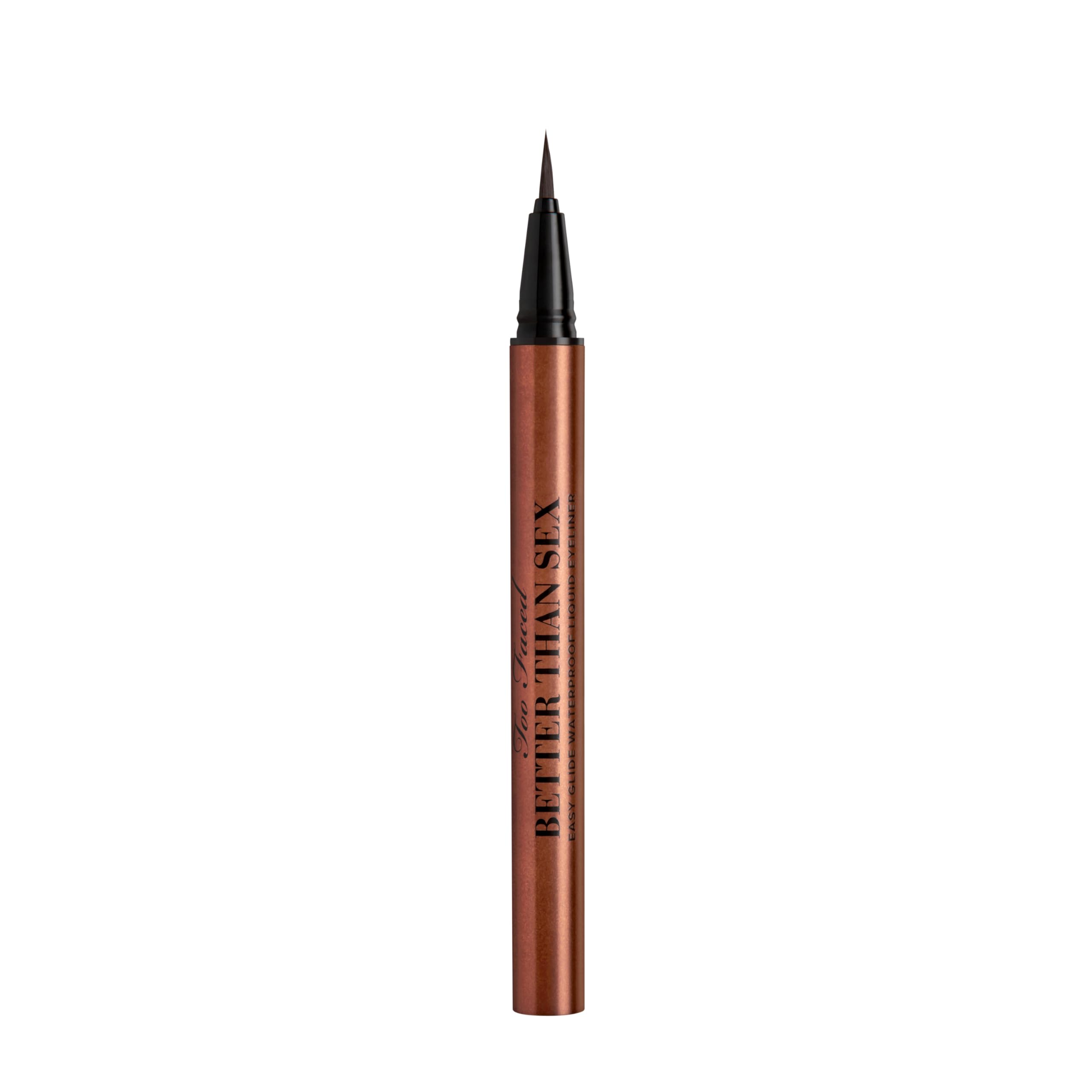 Photo 1 of Too Faced Better Than Sex Easy Glide Liquid Eyeliner | Flake & Waterproof Liquid Eyeliner For Intense Pigment, 0.02 Fl Oz, Chocolate Brown