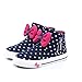 Alexis Leroy Kids' Shoes Girls' High-top Zipper Canvas Shoes