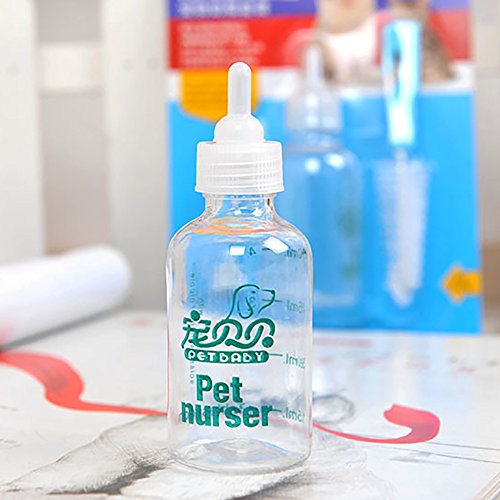 Pet Nurser, PYRUS Dog Nursing Bottle Kit Feeding Bottle Set for Kittens