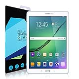 Galaxy Tab S2 9.7 Screen Protector, iXCC 0.3mm 9.7 Inch Full Cover Tempered Glass Screen Protector Film with [9H Hardness] for Samsung Galaxy Tab S2