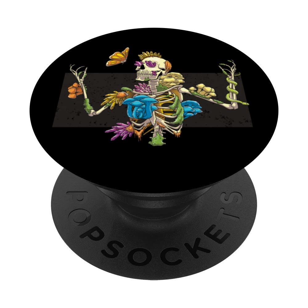 Fairycore Skeleton Mushrooms Crystals Cottagecore Aesthetic PopSockets Swappable PopGrip