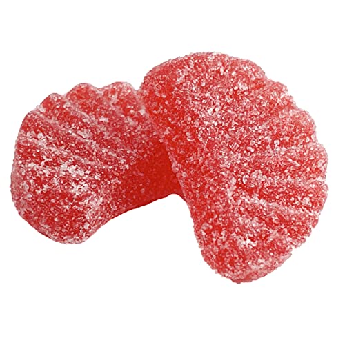 Original Jelly Cherry Slices, Gummi Sweet Confection Candies, Traditional Old Fashioned, Vegan
