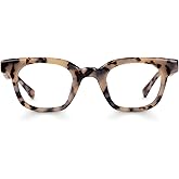 eyebobs - Source Material | Premium Reading Glasses for Men and Women | Square Frame for Average Faces