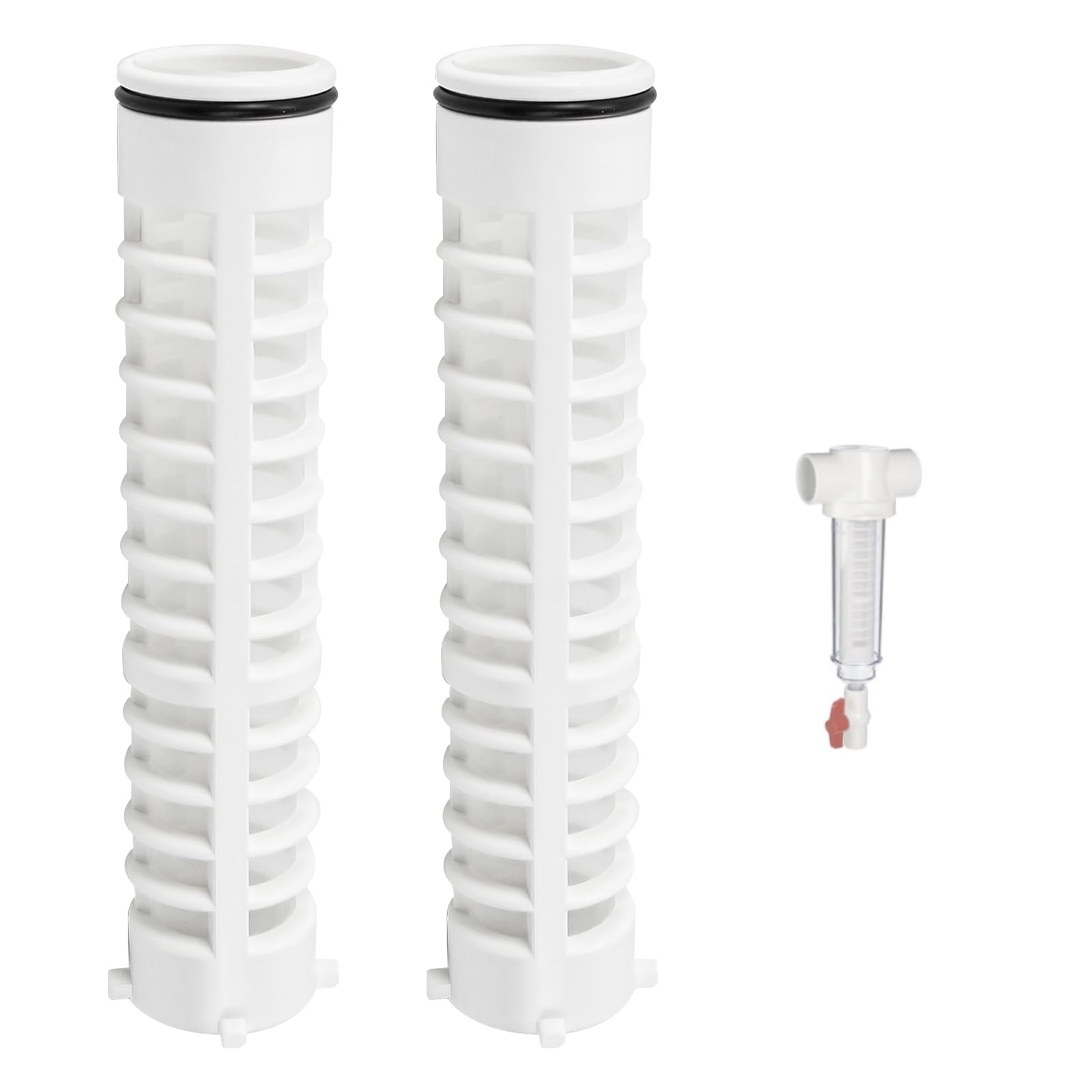 Photo 1 of 1-1/2" 140 Mesh Spin-Down Replacement Filter Screen for Rusco & Vu-Flow Filtration System, Well Water Pump Spindown Screen Filter, FS-1-1/2-140 Sprinkler Sediment System Irrigation Filters Screen-2PCS