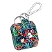 Fintie Tile Mate/Sport/Style Case with Carabiner Keychain, Anti-Scratch Vegan Leather Protective Skin Cover for Tile Mate (2016 Release), Tile Sport, Tile Style Item Finder, Jungle Night