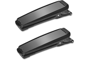 HNONPW 2-Pack Insulin Pump Belt Clip for Medtronic MiniMed 770G 670G 780G 630G 640G Pumps, Black