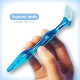TEEsmile Evolutionary Clean Dental Flossers Kit 1 Blue Handle 100 Refills view 2