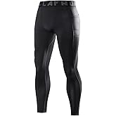 LAFROI Men's Quick Dry Cool Compression Fit Tights Leggings Waistband-YSK08